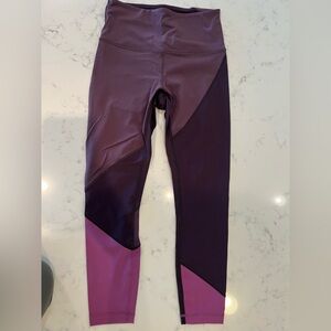 Lululemon Athletica Wunder Under color block Leggings